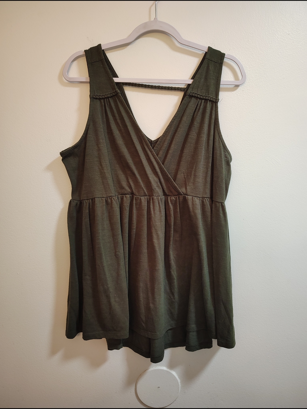 torrid Olive Green Sleeveless Tank Top